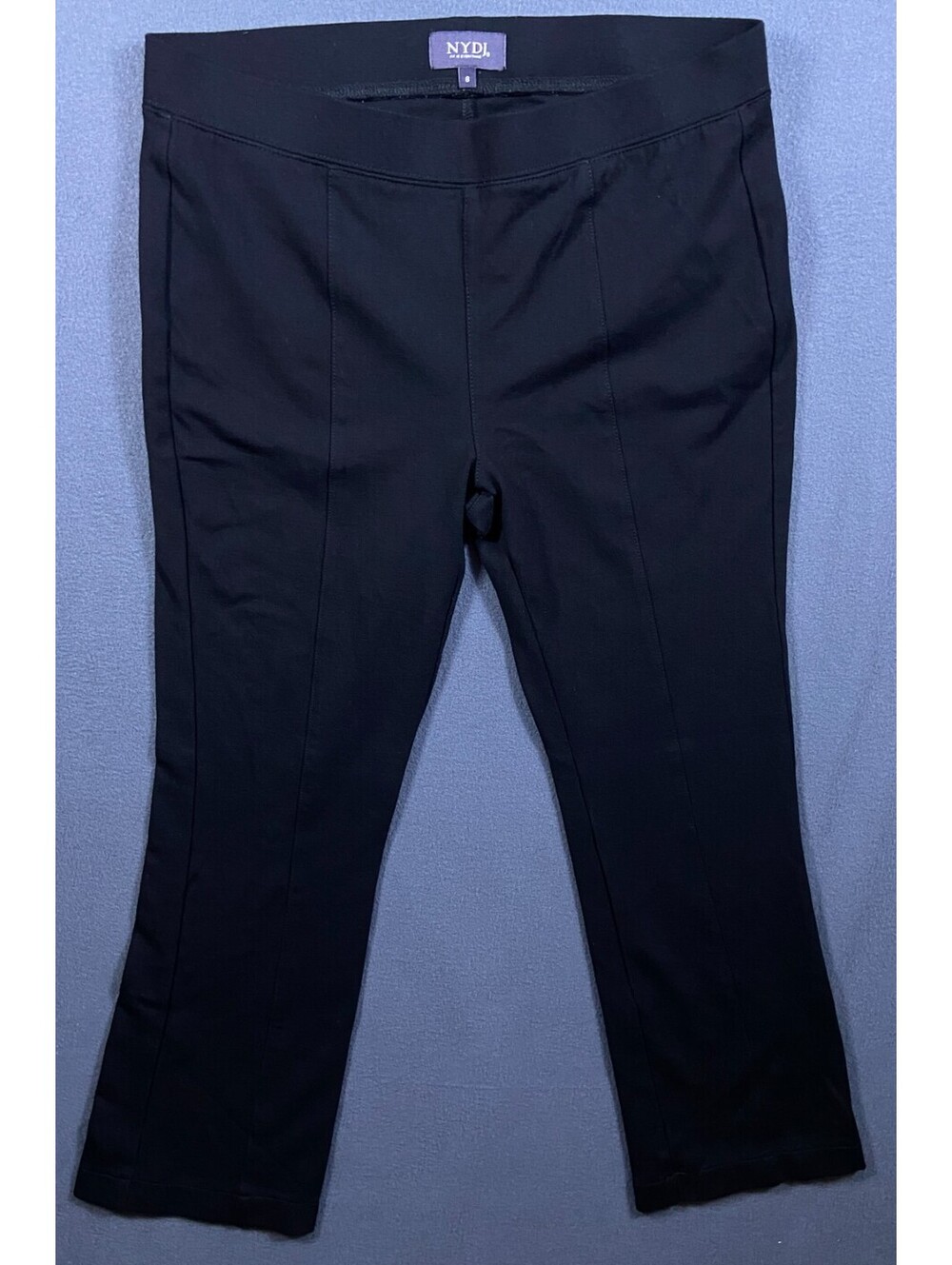 NYDJ Black Leggings Jeans Petite Womens 8 32x26 Slimming Stretch Denim Lift Tuck